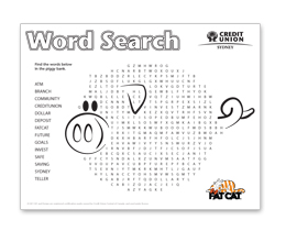 FAT CAT Word Search
